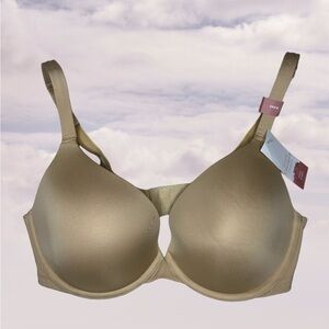 Cacique Collection Boost Plunge Bra Beige 36DD